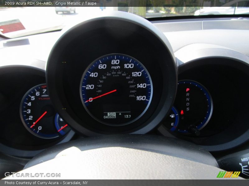 Grigio Metallic / Taupe 2009 Acura RDX SH-AWD