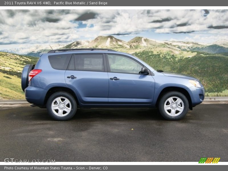 Pacific Blue Metallic / Sand Beige 2011 Toyota RAV4 V6 4WD