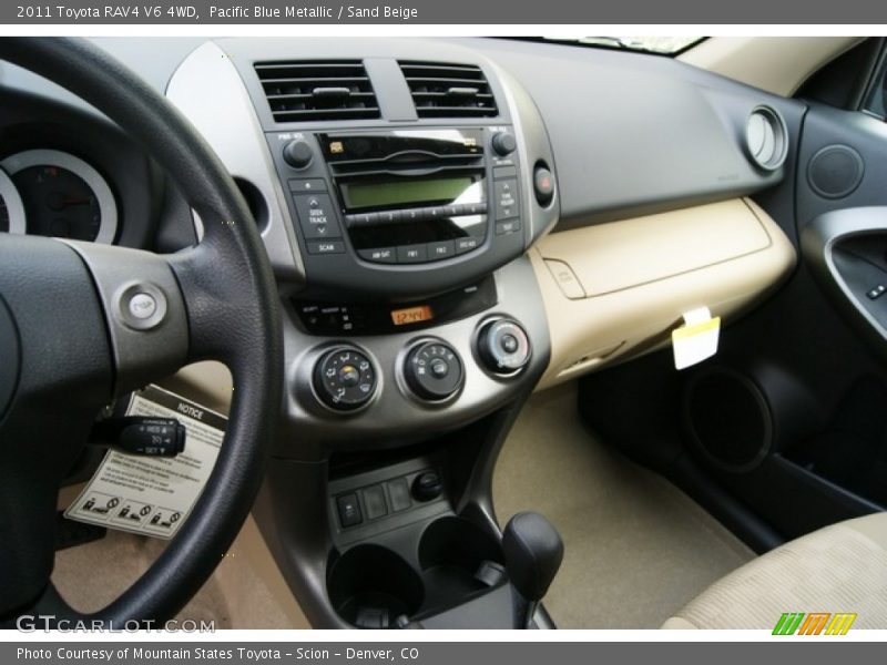 Pacific Blue Metallic / Sand Beige 2011 Toyota RAV4 V6 4WD