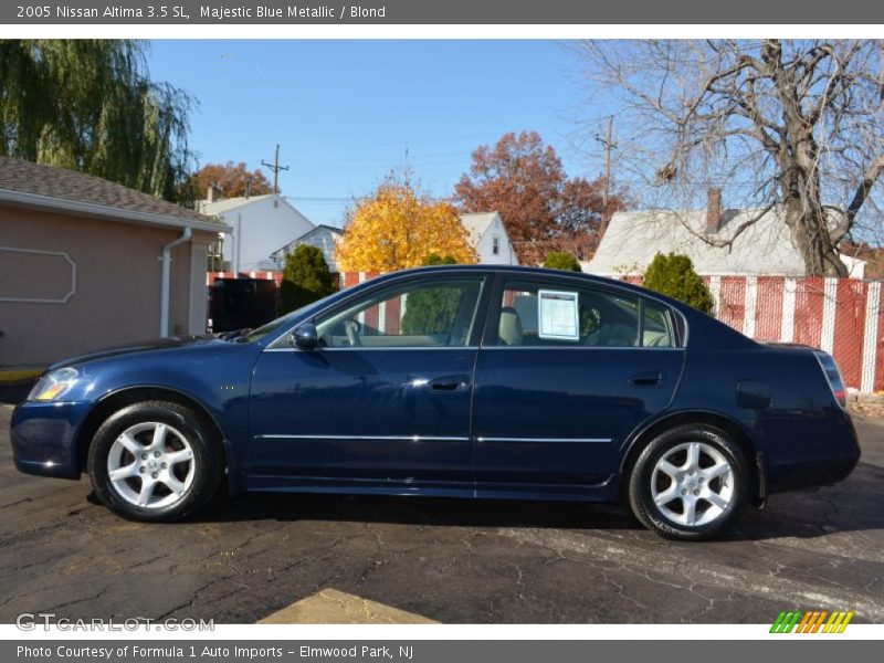 Majestic Blue Metallic / Blond 2005 Nissan Altima 3.5 SL