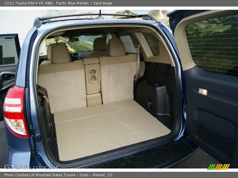 Pacific Blue Metallic / Sand Beige 2011 Toyota RAV4 V6 4WD