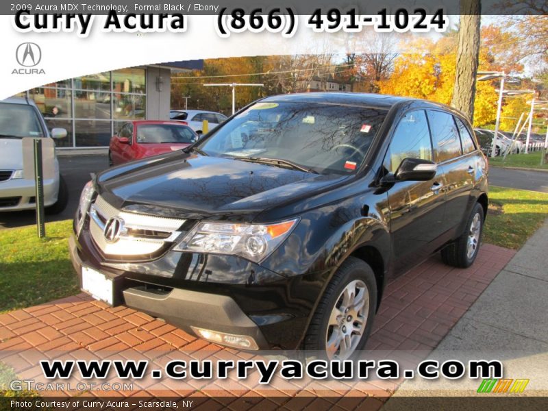 Formal Black / Ebony 2009 Acura MDX Technology