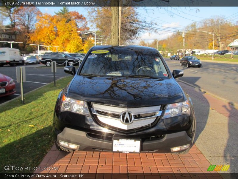 Formal Black / Ebony 2009 Acura MDX Technology