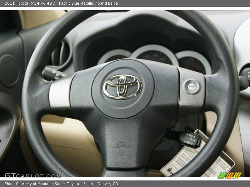 Pacific Blue Metallic / Sand Beige 2011 Toyota RAV4 V6 4WD