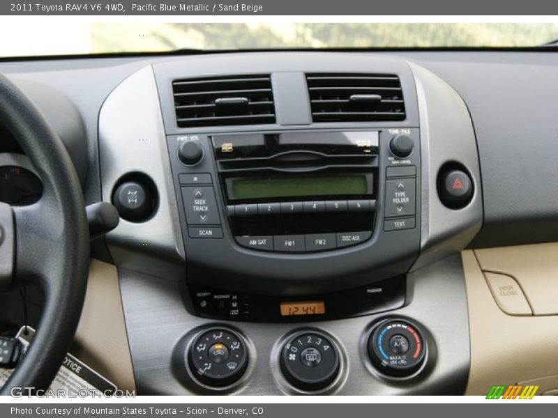 Pacific Blue Metallic / Sand Beige 2011 Toyota RAV4 V6 4WD