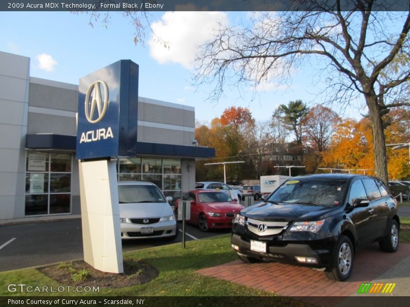 Formal Black / Ebony 2009 Acura MDX Technology