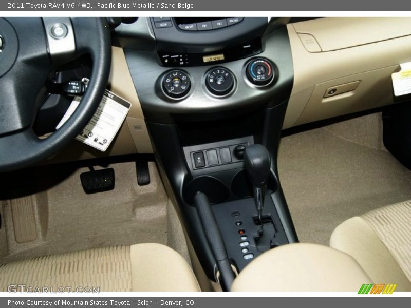 Pacific Blue Metallic / Sand Beige 2011 Toyota RAV4 V6 4WD