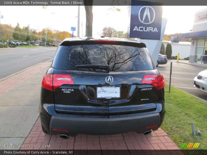 Formal Black / Ebony 2009 Acura MDX Technology