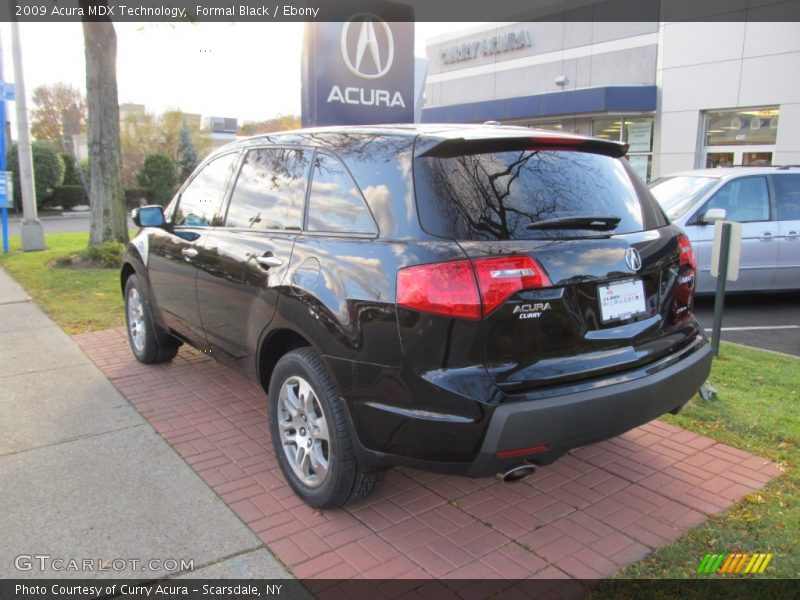 Formal Black / Ebony 2009 Acura MDX Technology