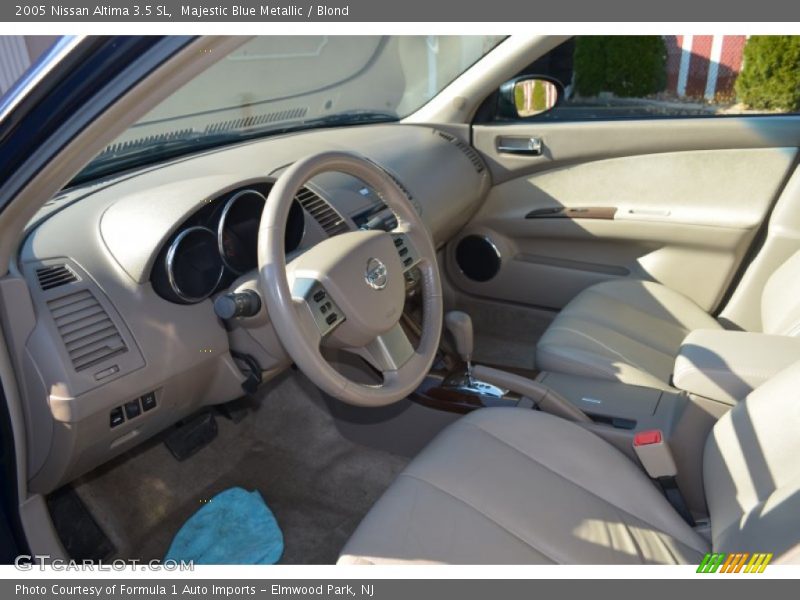 Majestic Blue Metallic / Blond 2005 Nissan Altima 3.5 SL
