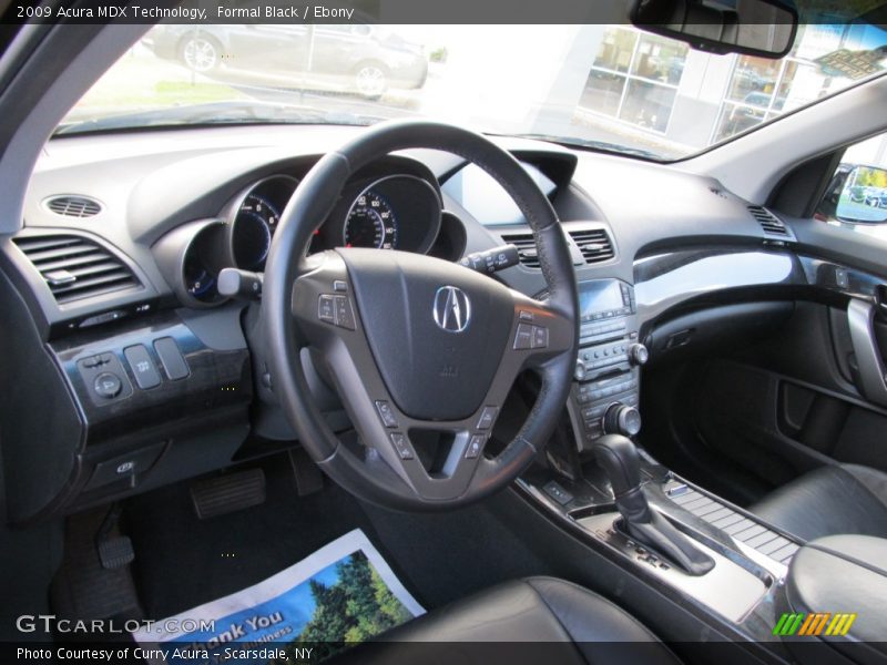 Formal Black / Ebony 2009 Acura MDX Technology