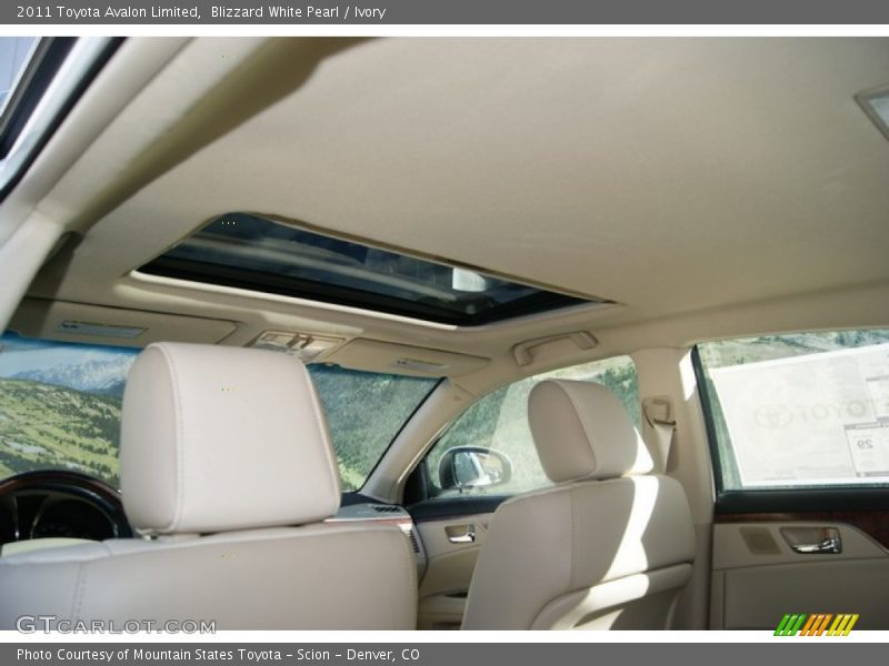 Blizzard White Pearl / Ivory 2011 Toyota Avalon Limited