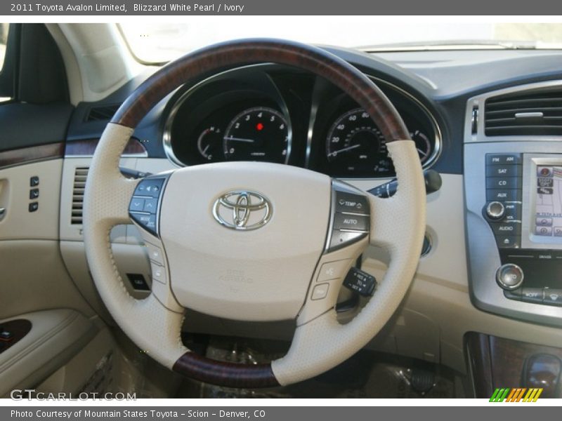 Blizzard White Pearl / Ivory 2011 Toyota Avalon Limited
