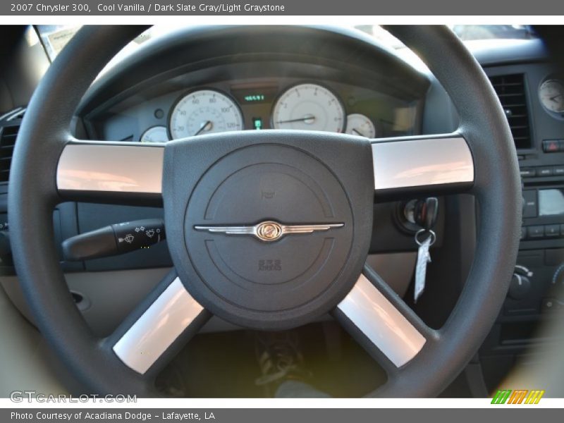 Cool Vanilla / Dark Slate Gray/Light Graystone 2007 Chrysler 300