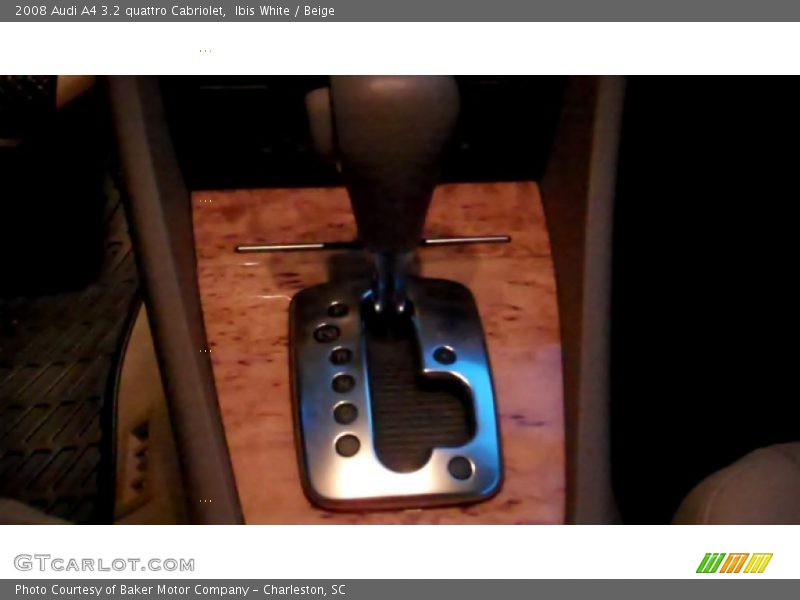 Ibis White / Beige 2008 Audi A4 3.2 quattro Cabriolet