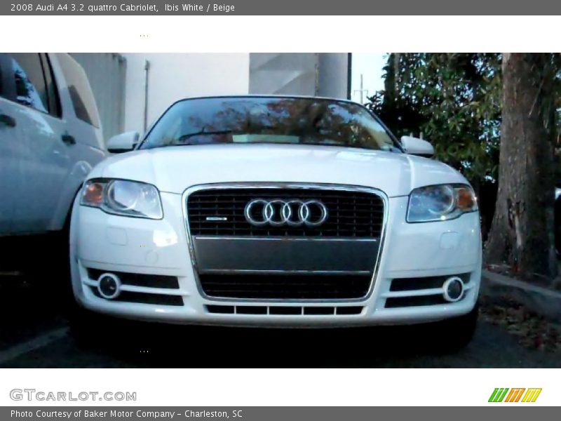 Ibis White / Beige 2008 Audi A4 3.2 quattro Cabriolet