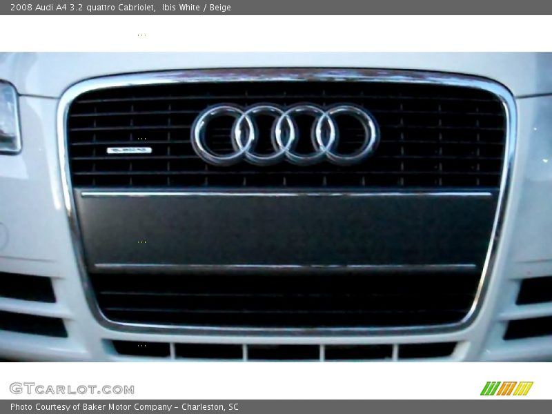 Ibis White / Beige 2008 Audi A4 3.2 quattro Cabriolet