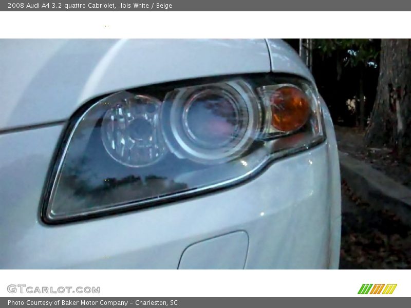 Ibis White / Beige 2008 Audi A4 3.2 quattro Cabriolet