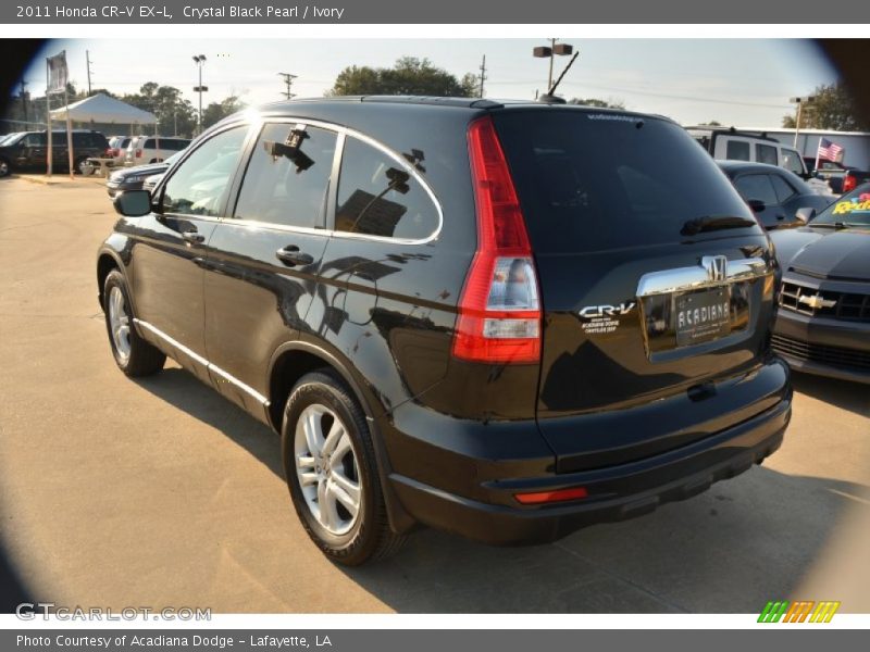 Crystal Black Pearl / Ivory 2011 Honda CR-V EX-L