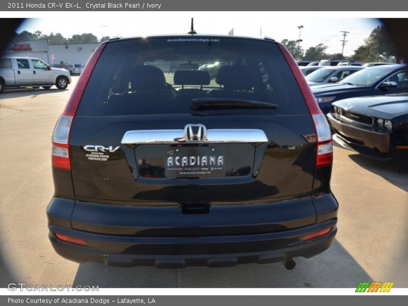 Crystal Black Pearl / Ivory 2011 Honda CR-V EX-L
