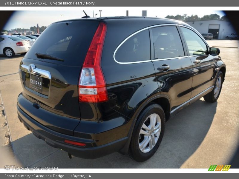 Crystal Black Pearl / Ivory 2011 Honda CR-V EX-L