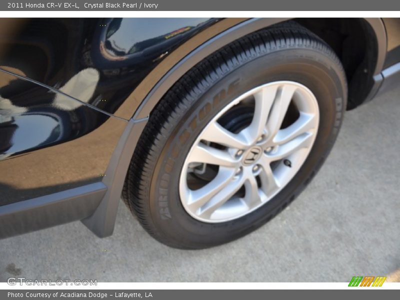 Crystal Black Pearl / Ivory 2011 Honda CR-V EX-L