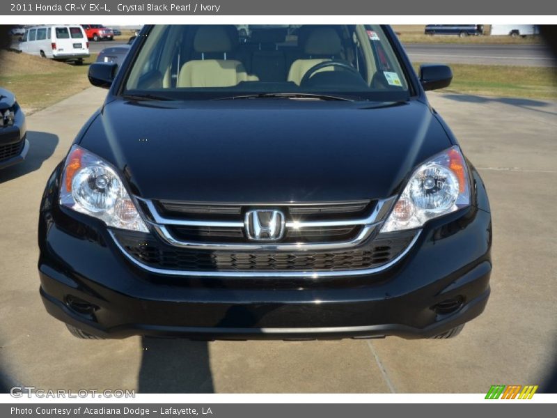 Crystal Black Pearl / Ivory 2011 Honda CR-V EX-L