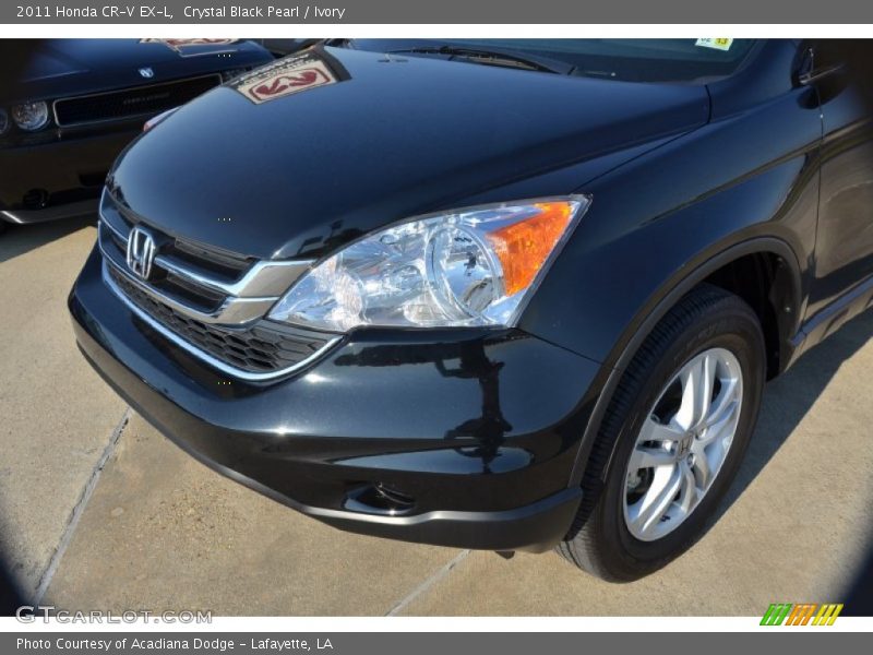 Crystal Black Pearl / Ivory 2011 Honda CR-V EX-L