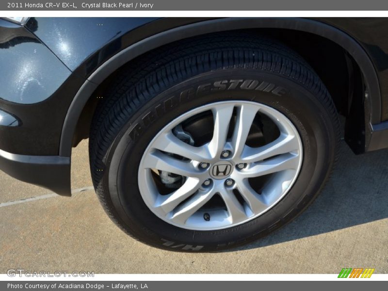 Crystal Black Pearl / Ivory 2011 Honda CR-V EX-L