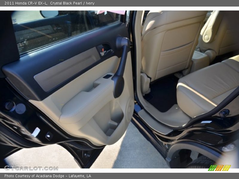 Crystal Black Pearl / Ivory 2011 Honda CR-V EX-L