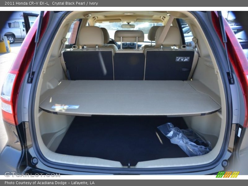 Crystal Black Pearl / Ivory 2011 Honda CR-V EX-L