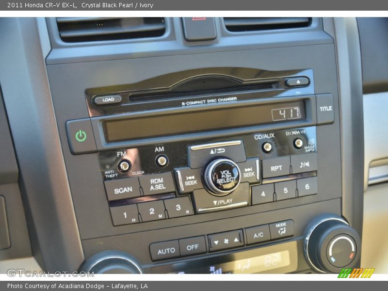 Crystal Black Pearl / Ivory 2011 Honda CR-V EX-L