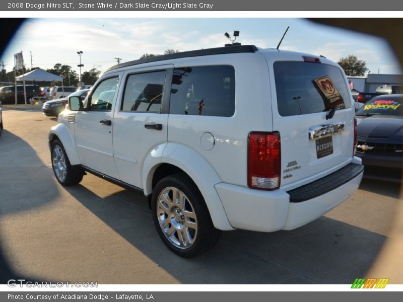 Stone White / Dark Slate Gray/Light Slate Gray 2008 Dodge Nitro SLT