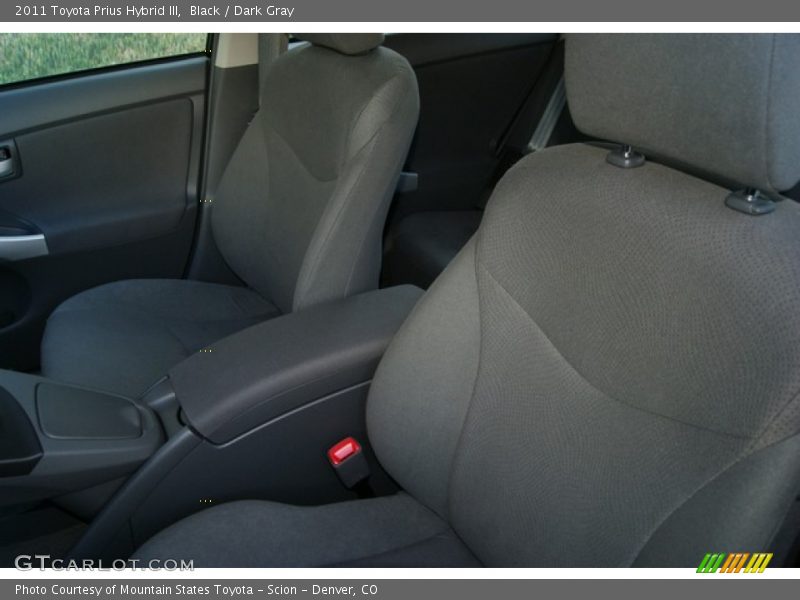 Black / Dark Gray 2011 Toyota Prius Hybrid III