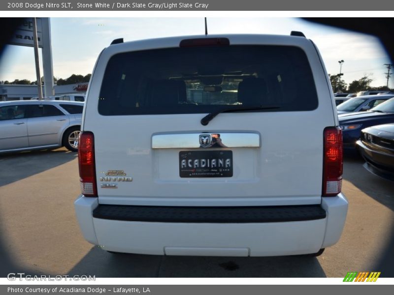 Stone White / Dark Slate Gray/Light Slate Gray 2008 Dodge Nitro SLT