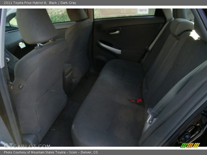 Black / Dark Gray 2011 Toyota Prius Hybrid III