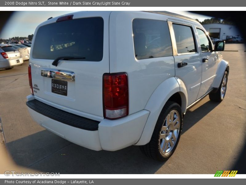 Stone White / Dark Slate Gray/Light Slate Gray 2008 Dodge Nitro SLT