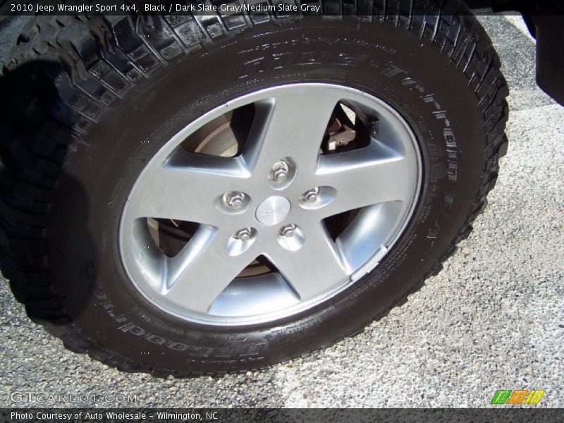 Black / Dark Slate Gray/Medium Slate Gray 2010 Jeep Wrangler Sport 4x4