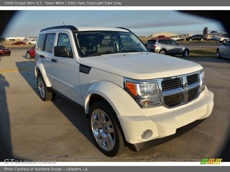 Stone White / Dark Slate Gray/Light Slate Gray 2008 Dodge Nitro SLT