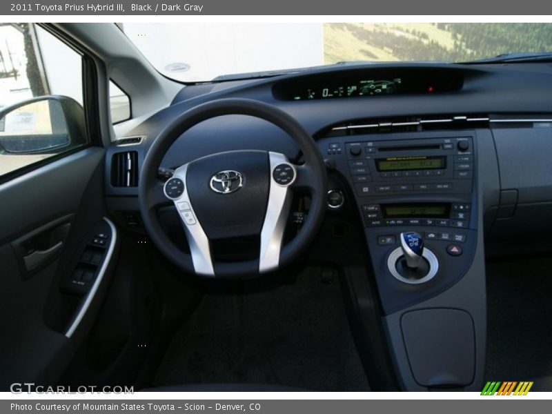 Black / Dark Gray 2011 Toyota Prius Hybrid III