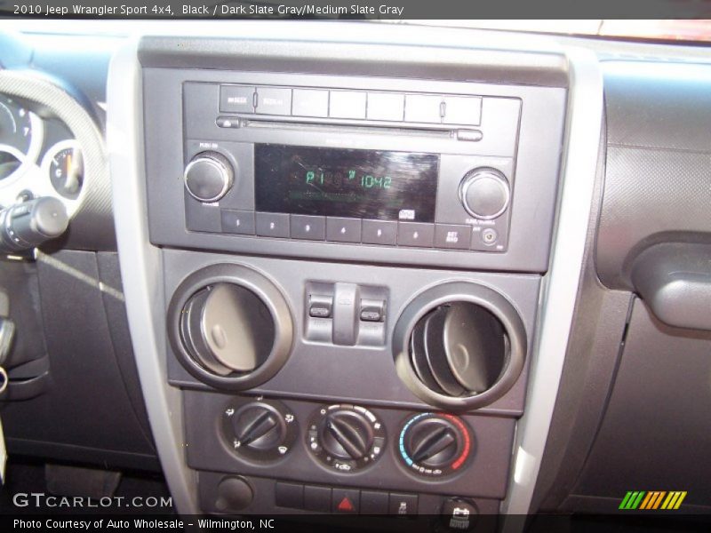 Black / Dark Slate Gray/Medium Slate Gray 2010 Jeep Wrangler Sport 4x4