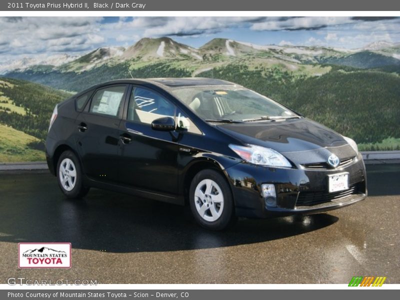 Black / Dark Gray 2011 Toyota Prius Hybrid II