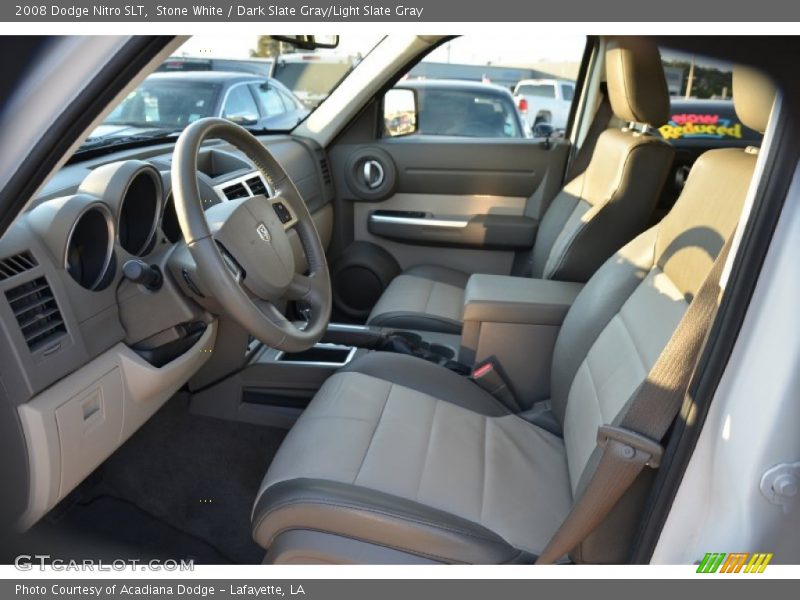 Stone White / Dark Slate Gray/Light Slate Gray 2008 Dodge Nitro SLT