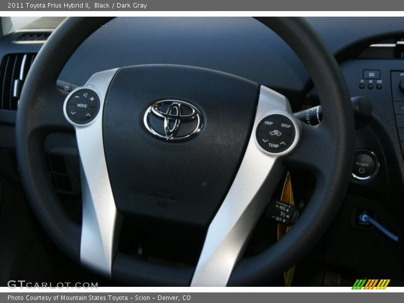 Black / Dark Gray 2011 Toyota Prius Hybrid II
