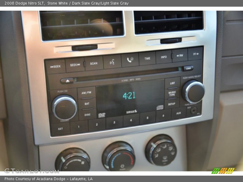 Stone White / Dark Slate Gray/Light Slate Gray 2008 Dodge Nitro SLT