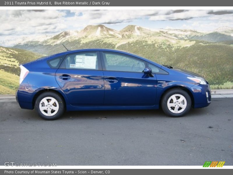 Blue Ribbon Metallic / Dark Gray 2011 Toyota Prius Hybrid II