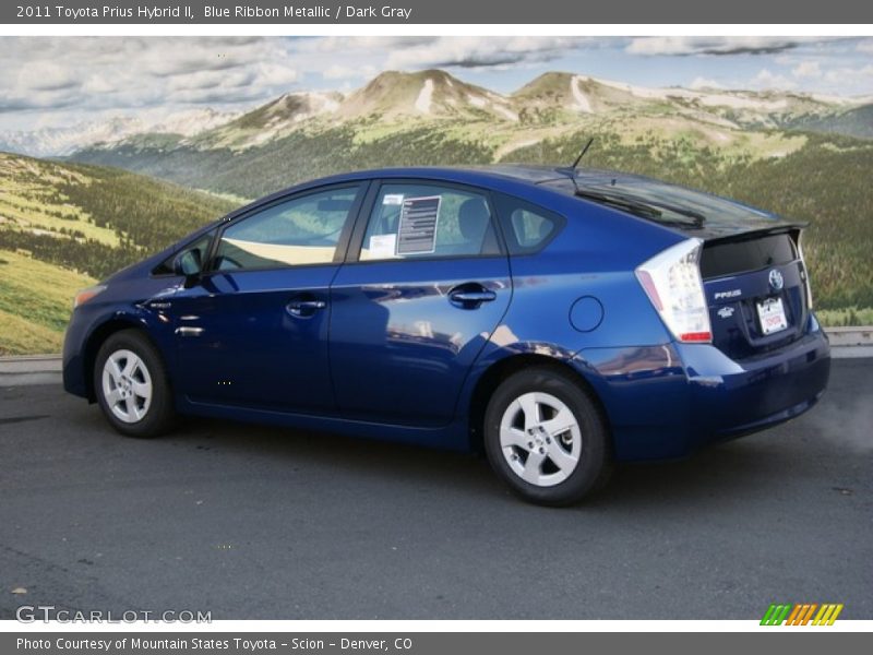 Blue Ribbon Metallic / Dark Gray 2011 Toyota Prius Hybrid II