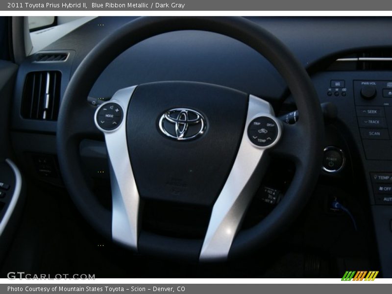 Blue Ribbon Metallic / Dark Gray 2011 Toyota Prius Hybrid II
