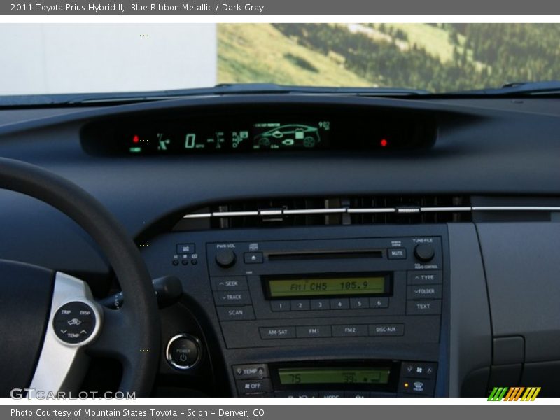 Blue Ribbon Metallic / Dark Gray 2011 Toyota Prius Hybrid II