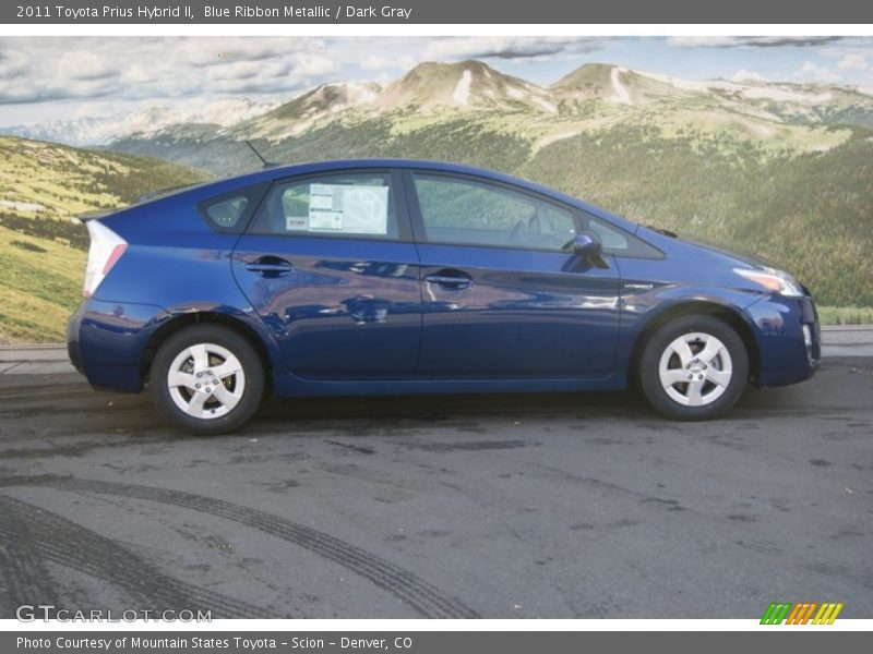 Blue Ribbon Metallic / Dark Gray 2011 Toyota Prius Hybrid II